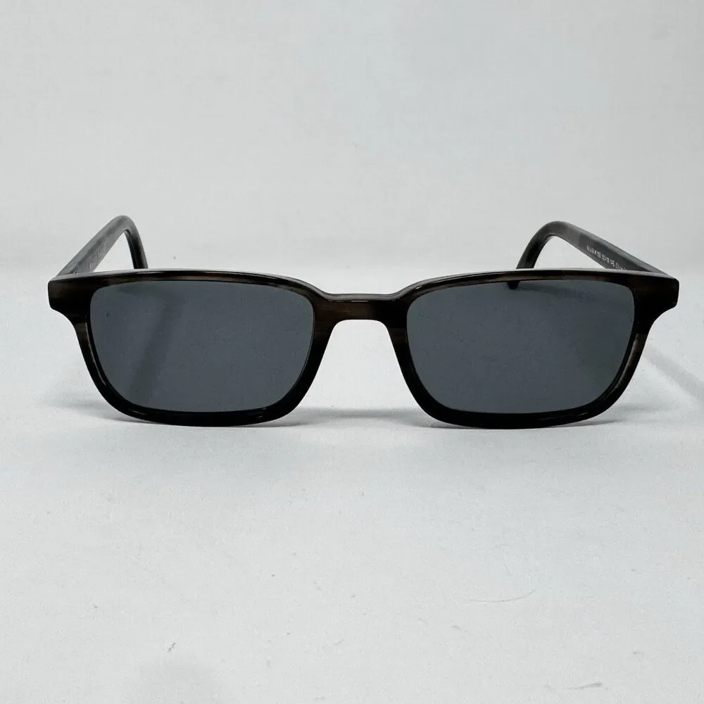 Warby Parker Wilkie M 150 Striped Gray Eyeglass Frames 50-18-145